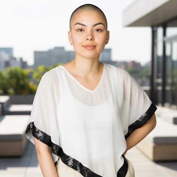 AGB Ivory one piece Blouse - Picture 2 of 4